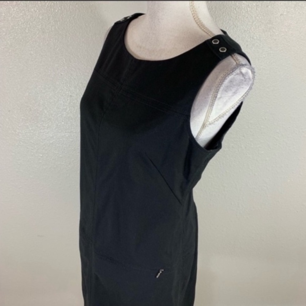 White House Black Market black drop waist sleeveless shift dress N30 - Picture 8 of 8